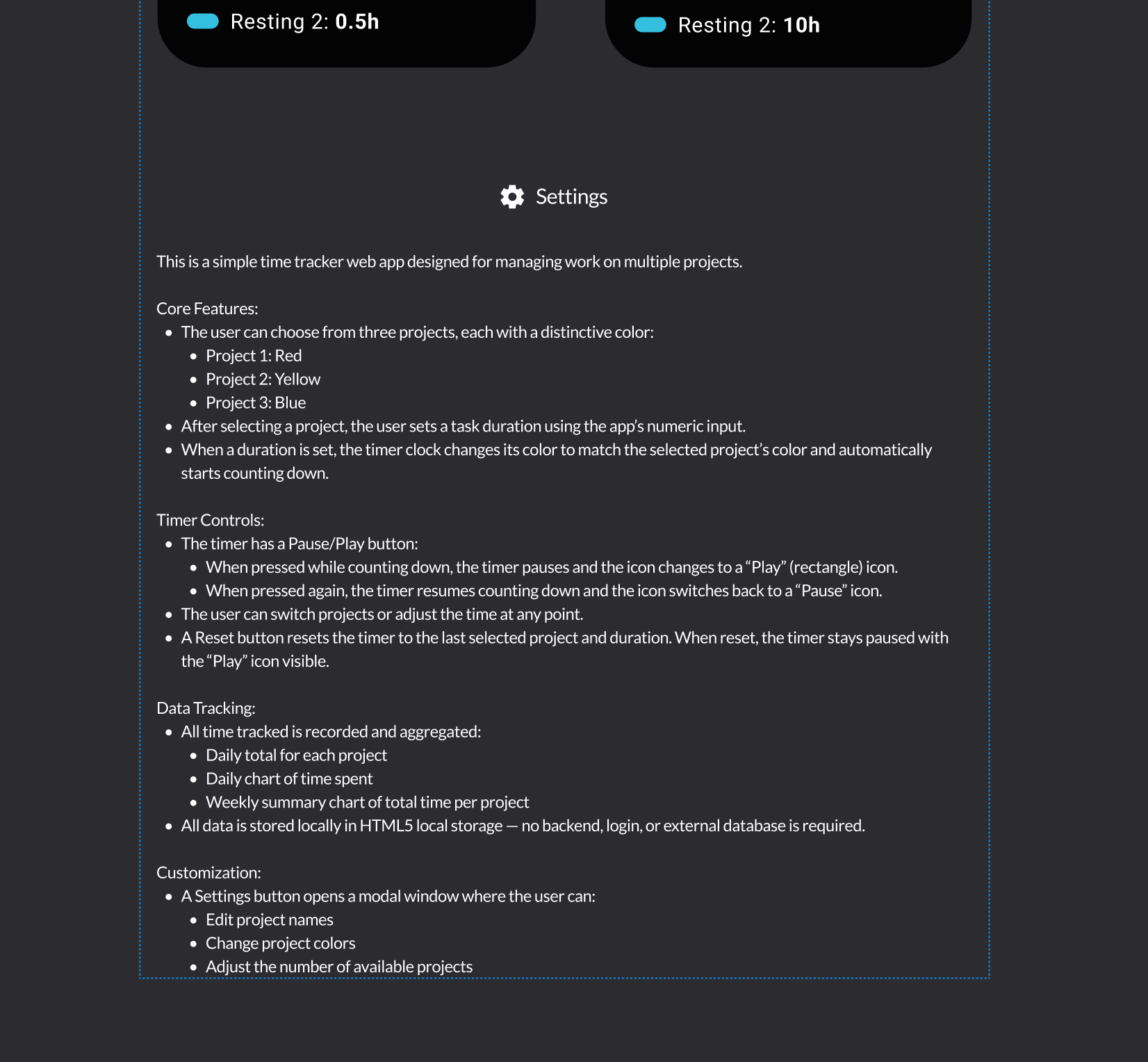 Prompt embedded in design file